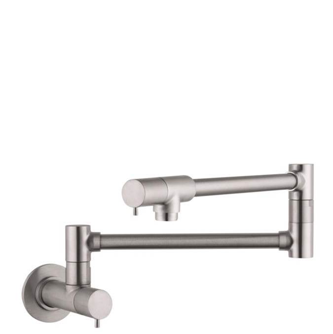 General Plumbing Supply DistributionHansgroheTalis S Pot Filler, Wall-Mounted in Steel Optic