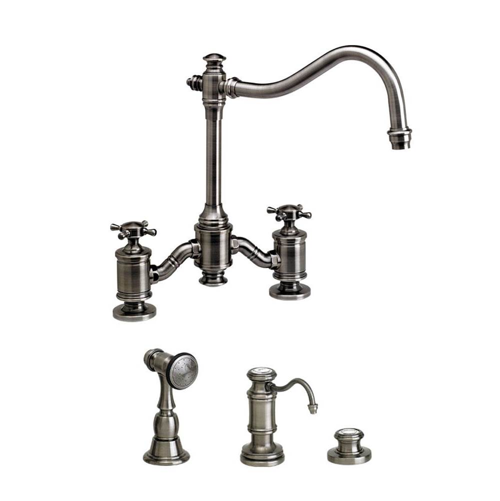 Waterstone Bridge Kitchen Faucets item 6250-3-PB