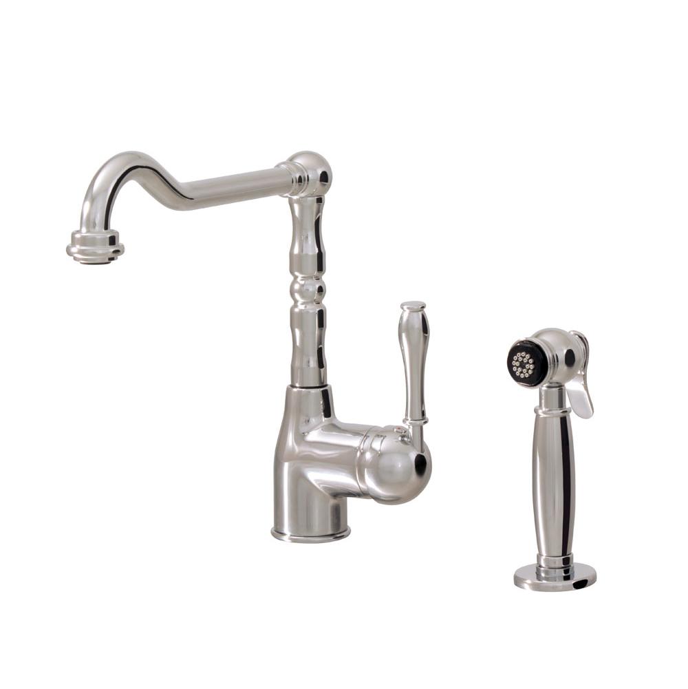 Aquabrass Single Hole Kitchen Faucets item ABFK2150SPC