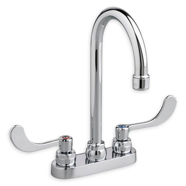 General Plumbing Supply DistributionAmerican StandardMonterrey® 4-Inch Centerset Gooseneck Faucet With Wrist Blade Handles 1.5 gpm/5.7 Lpm With Limited Swivel