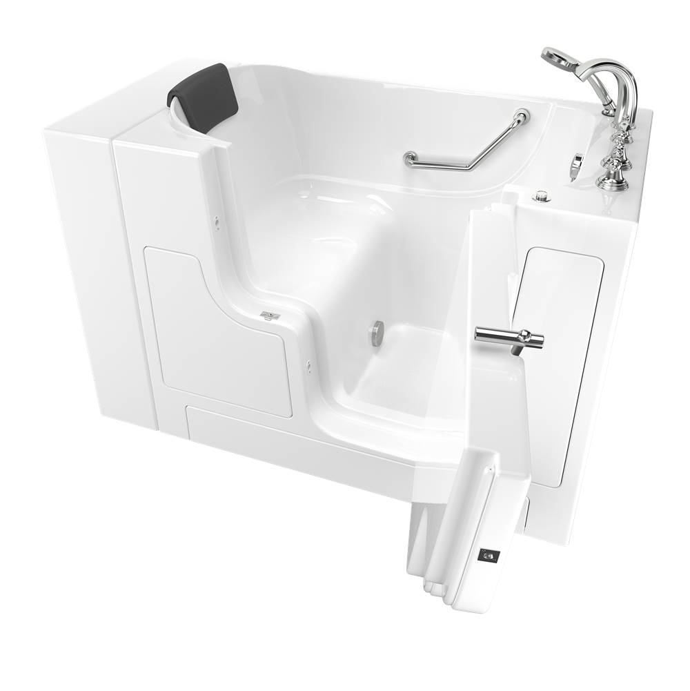 General Plumbing Supply DistributionAmerican StandardGelcoat Premium Series 30 x 52 -Inch Walk-in Tub With Soaker System - Right-Hand Drain With Faucet