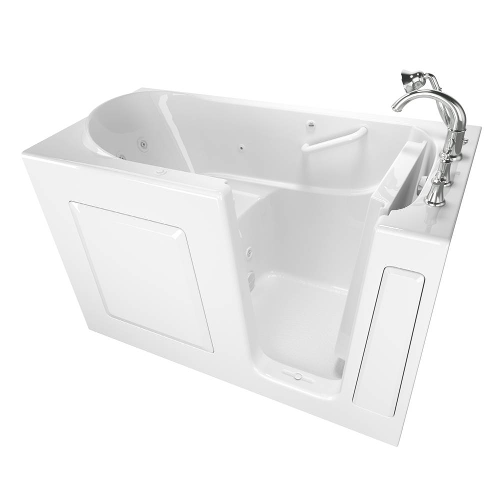 General Plumbing Supply DistributionAmerican StandardGelcoat Value Series 30 x 60 -Inch Walk-in Tub With Whirlpool System - Right-Hand Drain With Faucet
