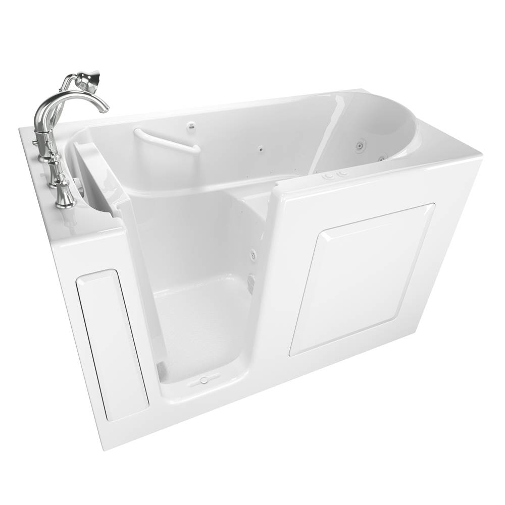 General Plumbing Supply DistributionAmerican StandardGelcoat Value Series 30 x 60 -Inch Walk-in Tub With Combination Air Spa and Whirlpool Systems - Left-Hand Drain With Faucet