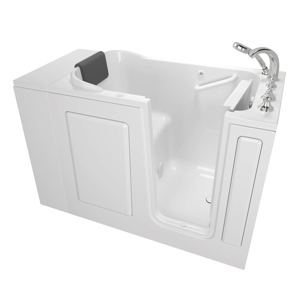General Plumbing Supply DistributionAmerican StandardGelcoat Premium Series 28 x 48-Inch Walk-in Tub With Air Spa System - Right-Hand Drain With Faucet