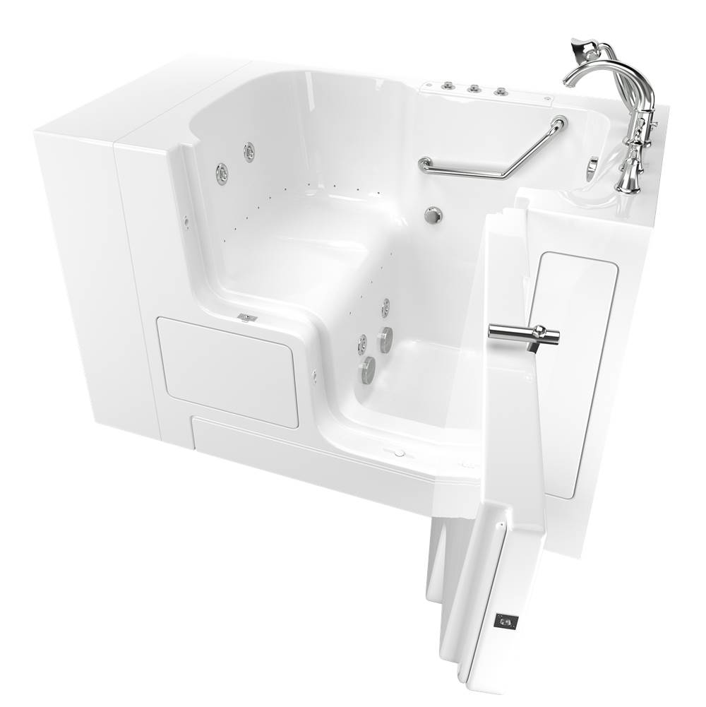 General Plumbing Supply DistributionAmerican StandardGelcoat Value Series 32 x 52 -Inch Walk-in Tub With Combination Air Spa and Whirlpool Systems - Right-Hand Drain With Faucet