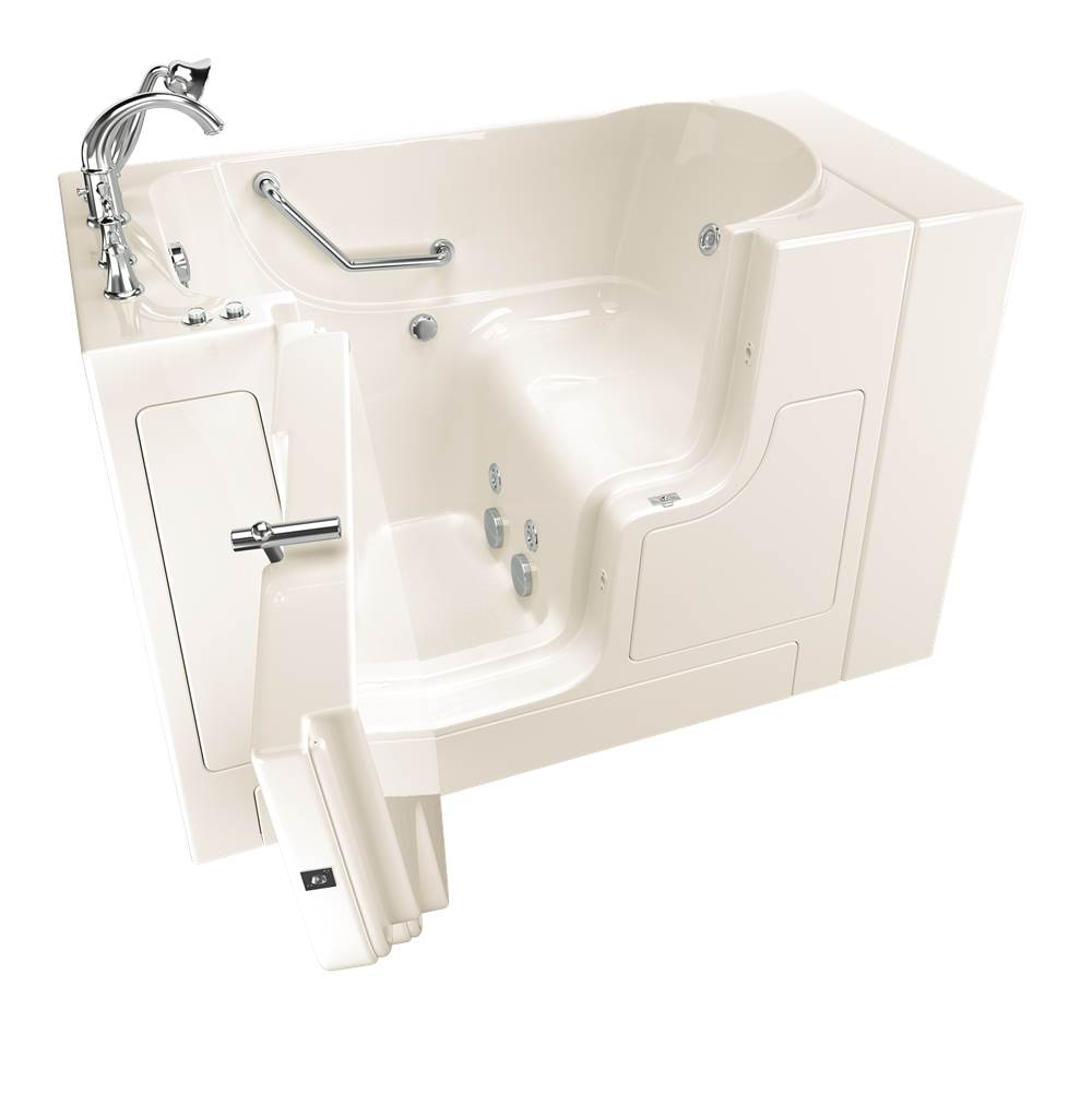General Plumbing Supply DistributionAmerican StandardGelcoat Value Series 30 x 52 -Inch Walk-in Tub With Whirlpool System - Left-Hand Drain With Faucet