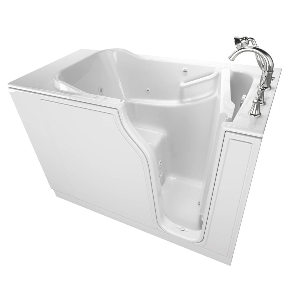 General Plumbing Supply DistributionAmerican StandardGelcoat Value Series 30 x 52 -Inch Walk-in Tub With Combination Air Spa and Whirlpool Systems - Right-Hand Drain With Faucet