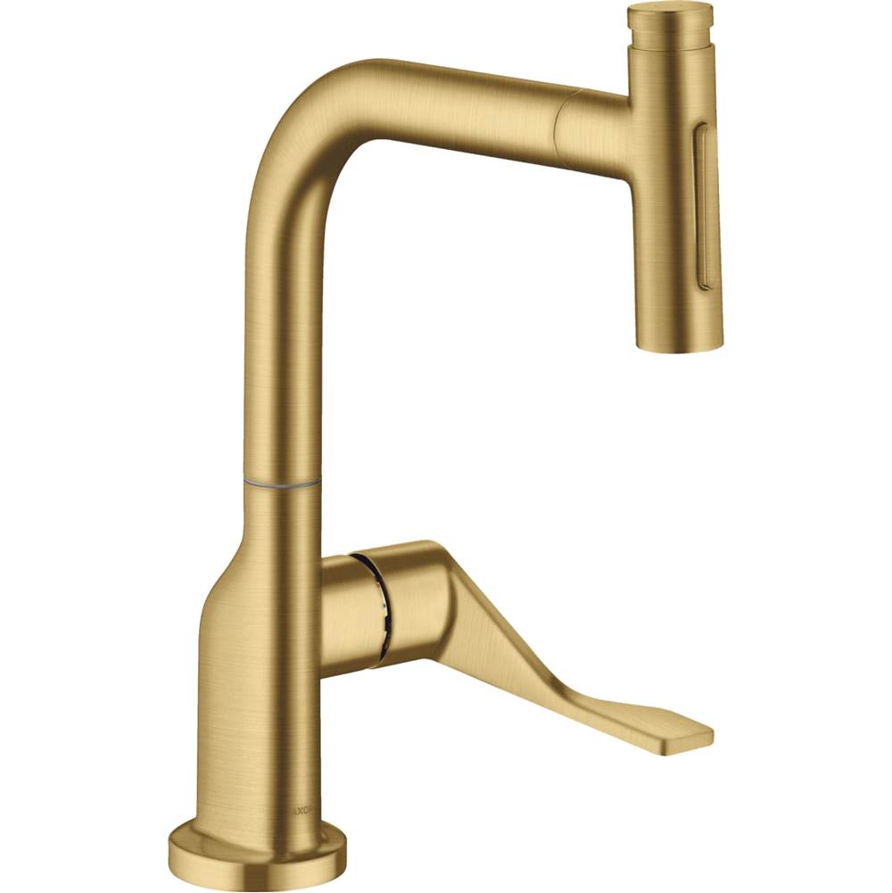 General Plumbing Supply DistributionAxorCitterio  Kitchen Faucet Select 2-Spray Pull-Out, 1.75 GPM in Brushed Gold Optic