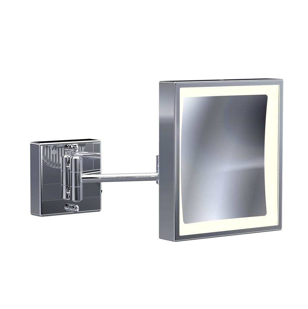 Baci Mirrors Magnifying Mirrors Bathroom Accessories item BSR-202-BRS