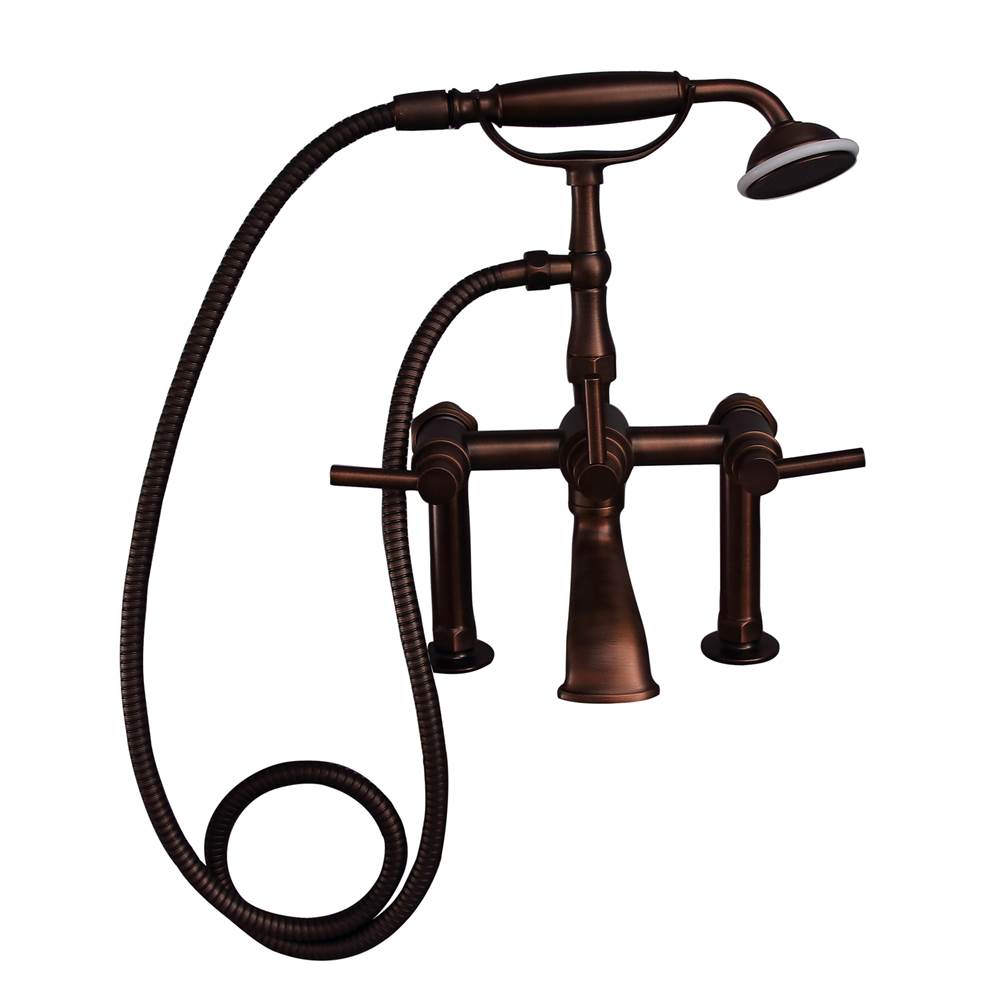 Barclay Deck Mount Roman Tub Faucets With Hand Showers item 7601-ML-ORB