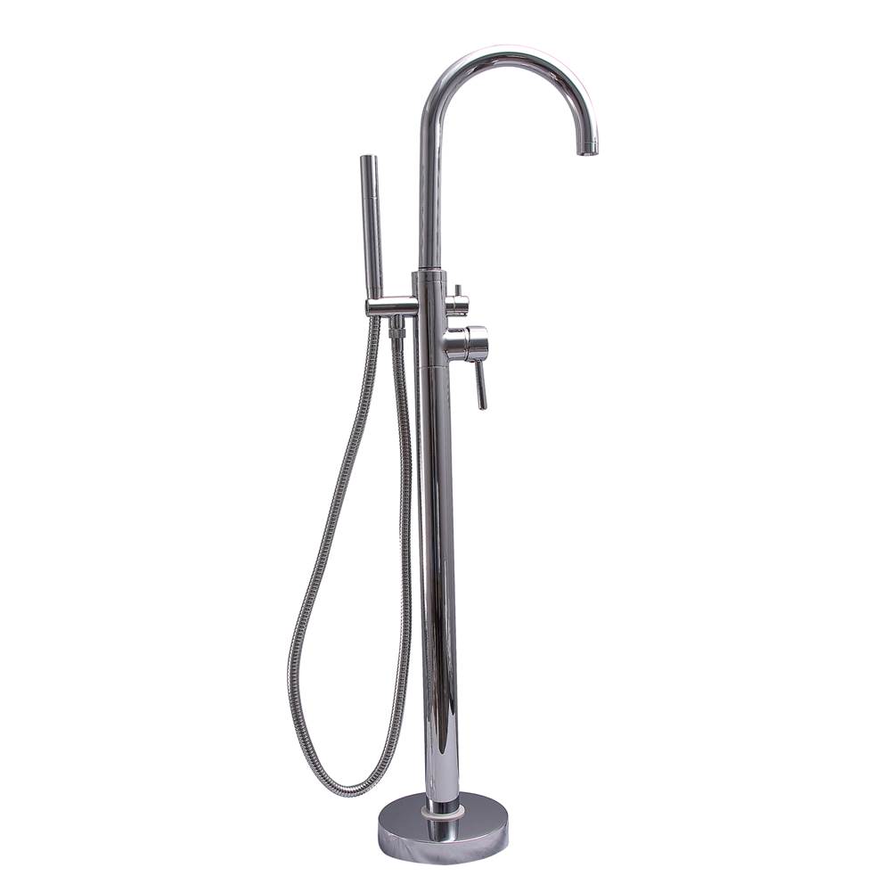 General Plumbing Supply DistributionBarclayBranson Freestanding ThermostaTub Filler, Polished Chrome