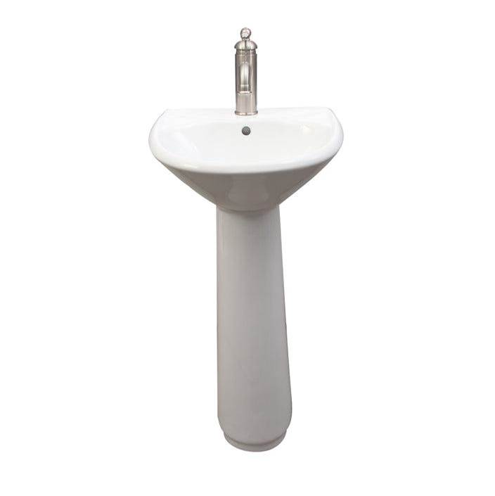 Barclay Complete Pedestal Bathroom Sinks item 3-3031WH