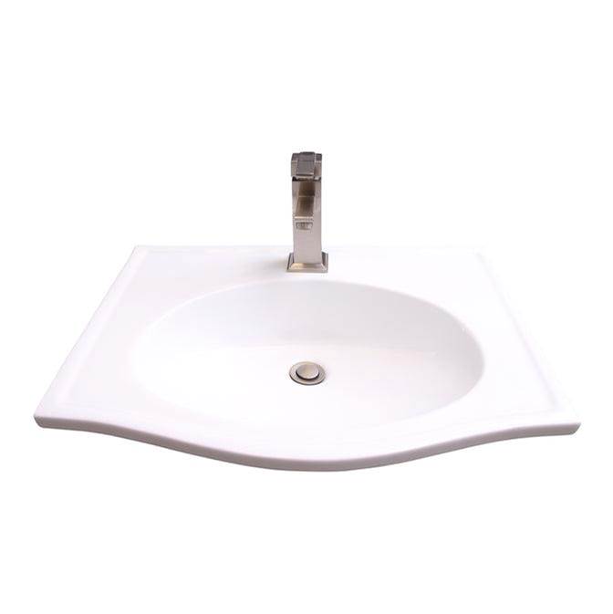 Barclay Wall Mounted Bathroom Sink Faucets item 4-9011WH
