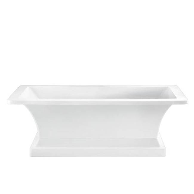 General Plumbing Supply DistributionBarclaySydney Acrylic Rect Tub w/base67'' WH, No OF or Faucet Holes