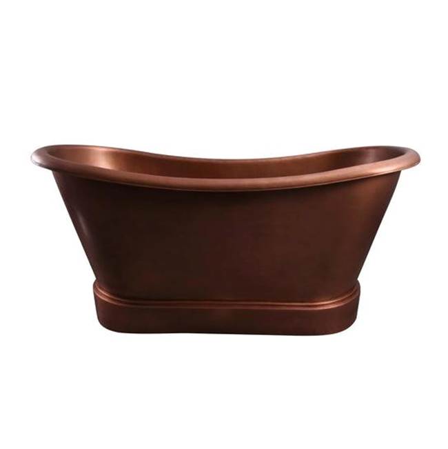 General Plumbing Supply DistributionBarclayCalumet Copper Dbl Slipper66''No Holes, Smooth Antique