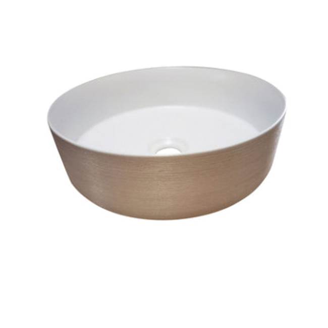 General Plumbing Supply DistributionBarclayMusgrave 14'' Circular Basin, White With Silver