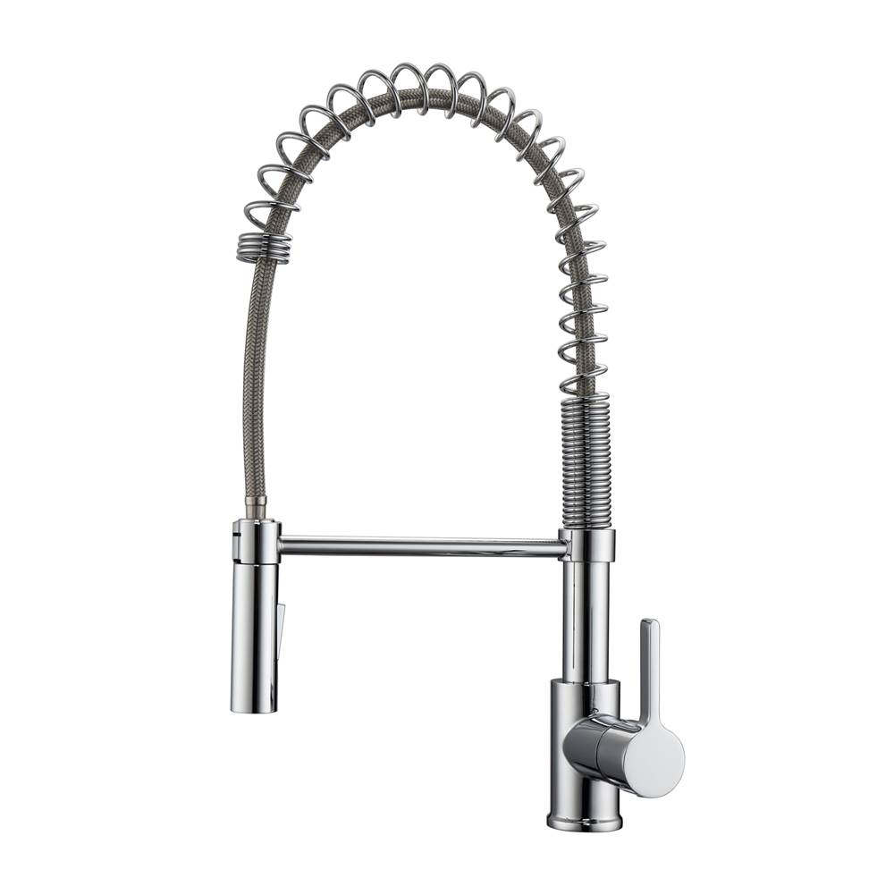 Barclay Single Hole Kitchen Faucets item KFS417-L1-CP