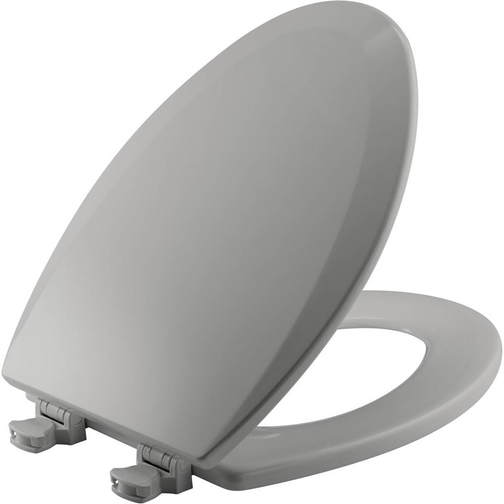 General Plumbing Supply DistributionBemisElongated Molded Wood Toilet Seat with EasyClean & Change Hinge in Silver