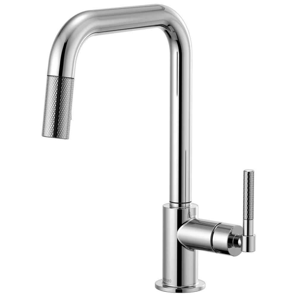 General Plumbing Supply DistributionBrizoLitze® Pull-Down Faucet with Square Spout and Knurled Handle