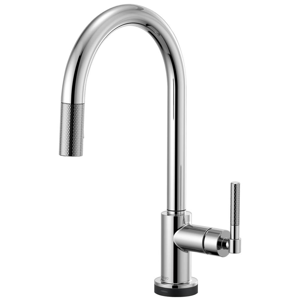 General Plumbing Supply DistributionBrizoLitze® SmartTouch® Pull-Down Kitchen Faucet with Arc Spout and Knurled Handle