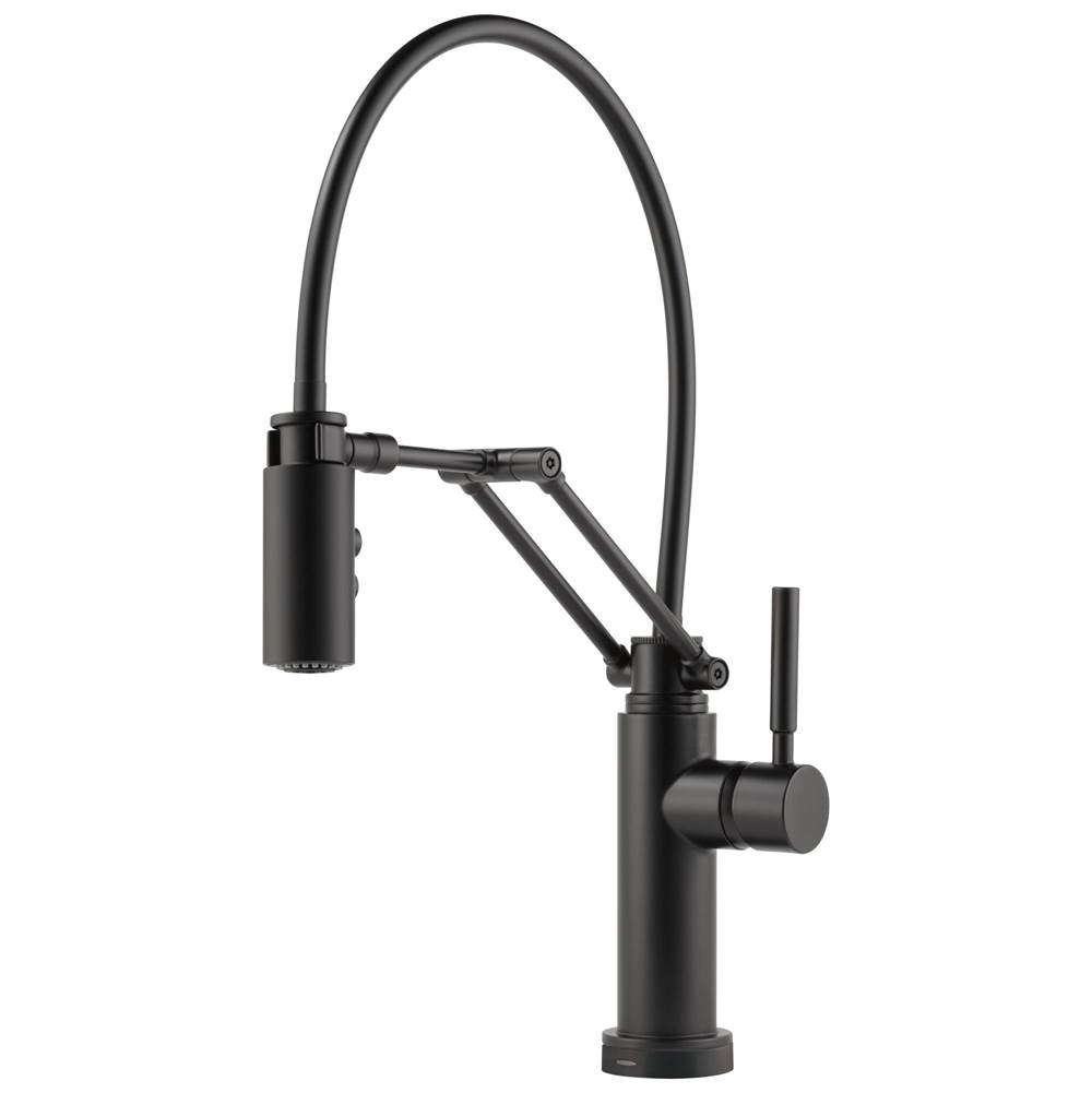 General Plumbing Supply DistributionBrizoSolna® Single Handle Articulating Kitchen Kitchen Faucet with SmartTouch® Technology