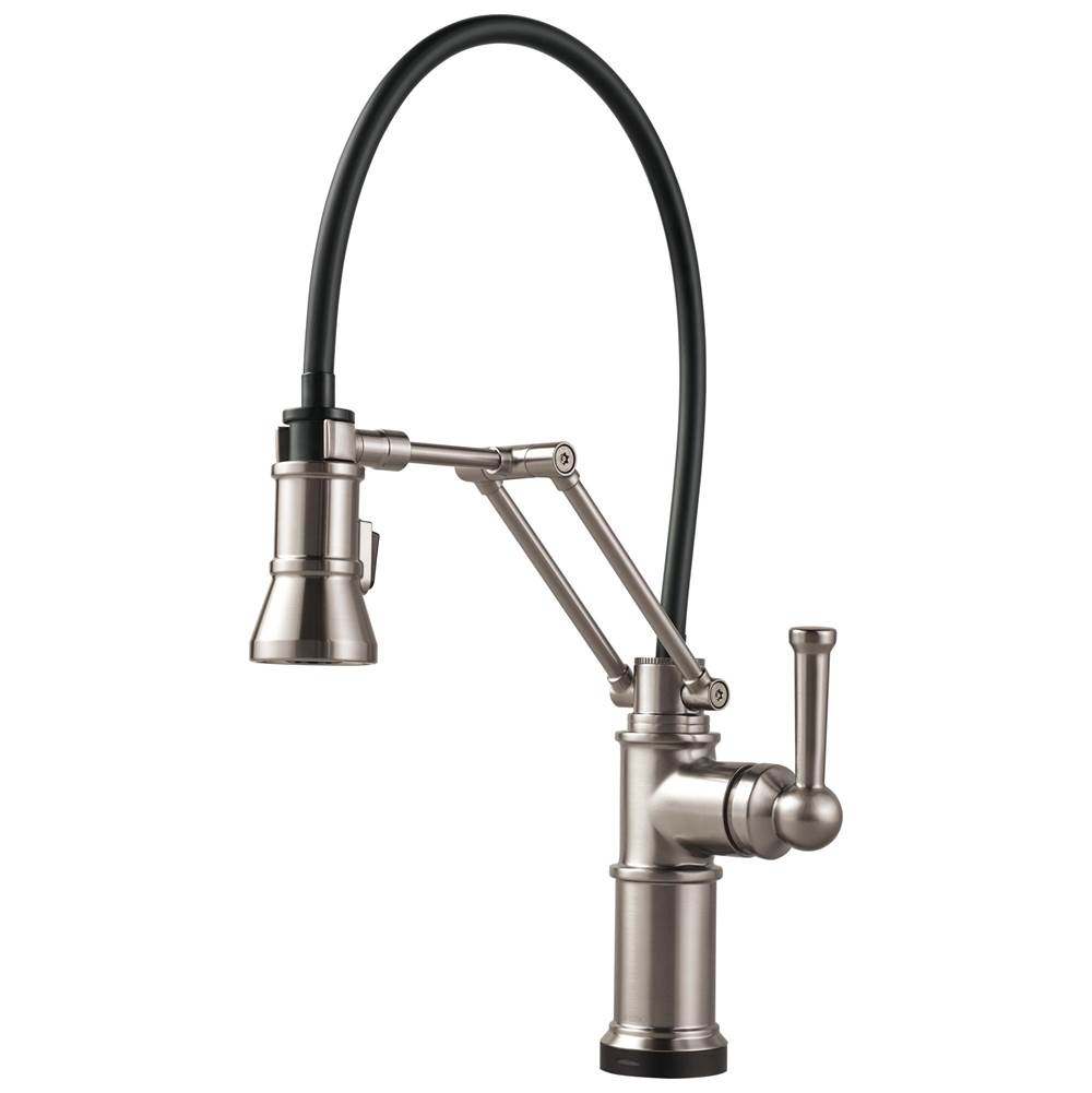 General Plumbing Supply DistributionBrizoArtesso® Single Handle Articulating Kitchen Kitchen Faucet with SmartTouch® Technology