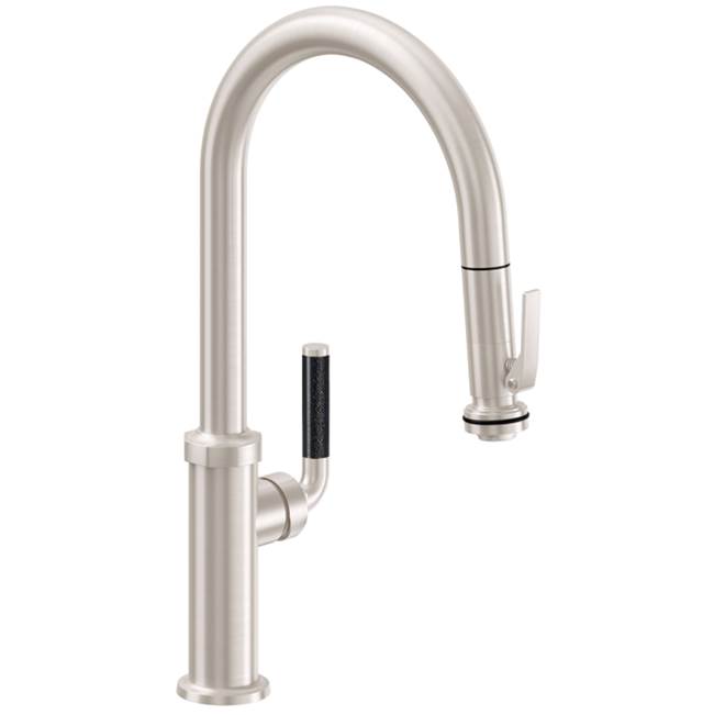 California Faucets Pull Down Faucet Kitchen Faucets item K30-100SQ-FL-MBLK