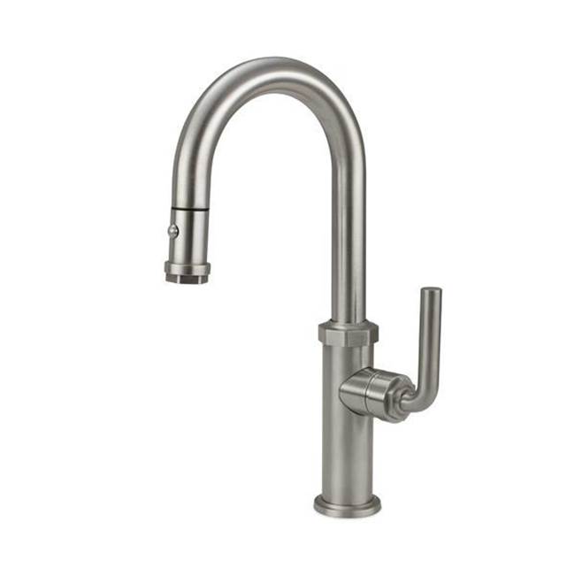 General Plumbing Supply DistributionCalifornia FaucetsPull-Down Prep/Bar Faucet with Button Sprayer
