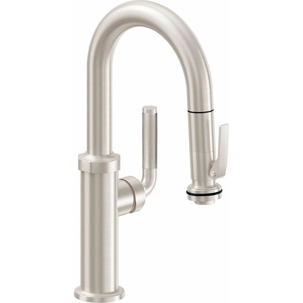 California Faucets Deck Mount Kitchen Faucets item K30-101SQ-SL-MBLK