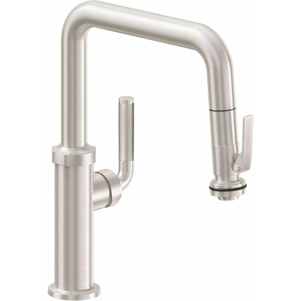 California Faucets Pull Out Faucet Kitchen Faucets item K30-103-SL-BLKN