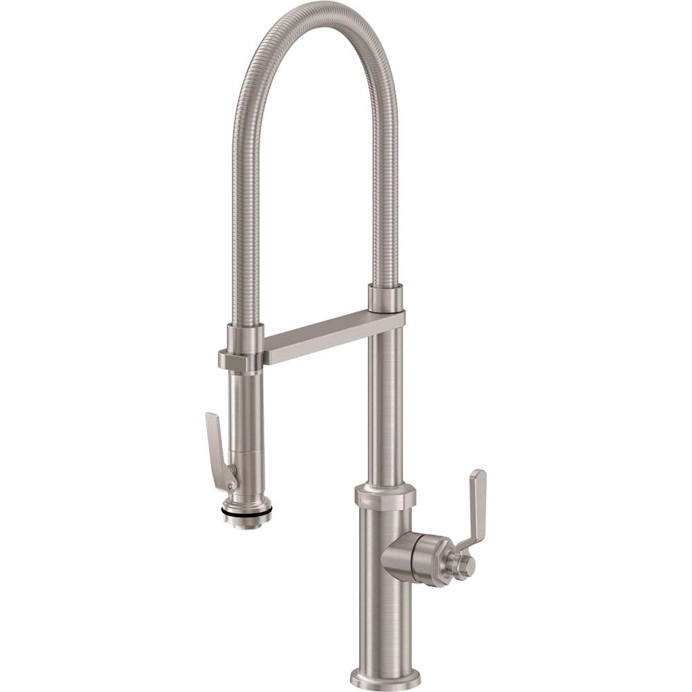 California Faucets Single Hole Kitchen Faucets item K30-150SQ-KL-ABF