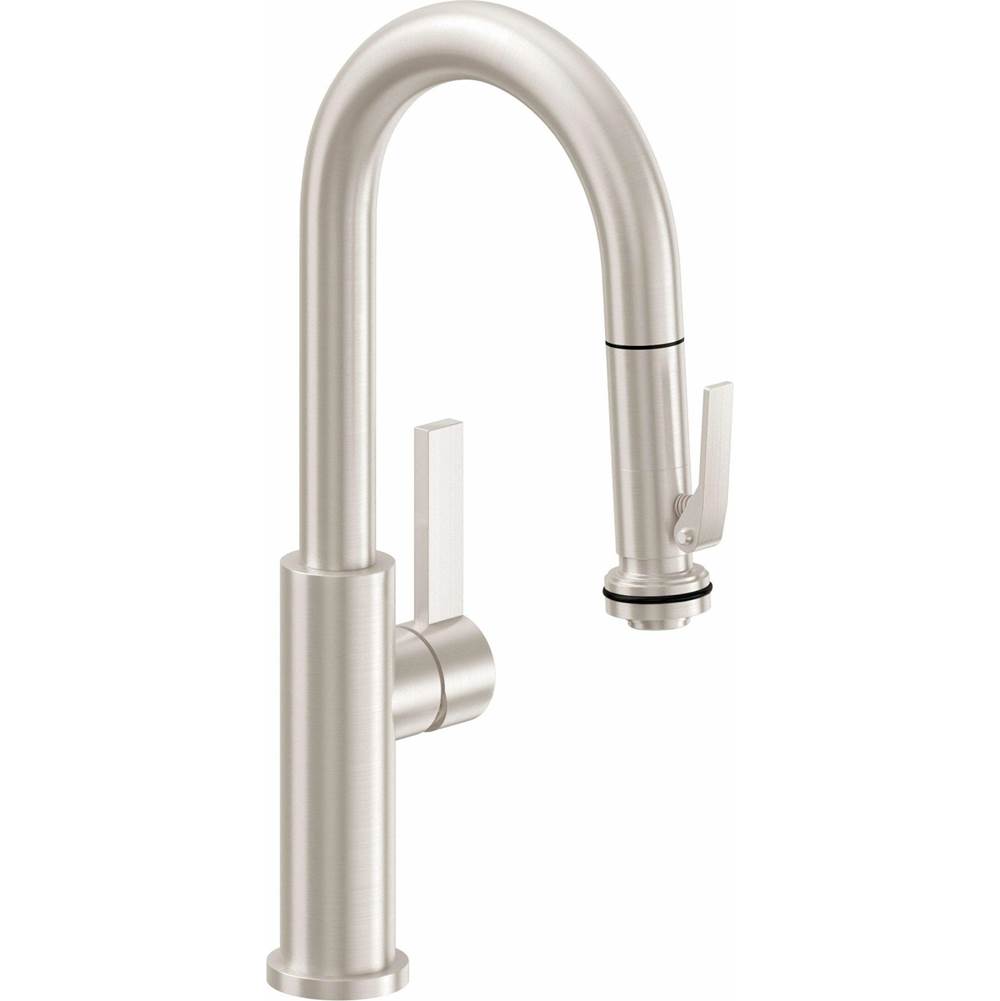California Faucets Deck Mount Kitchen Faucets item K51-101SQ-ST-MBLK