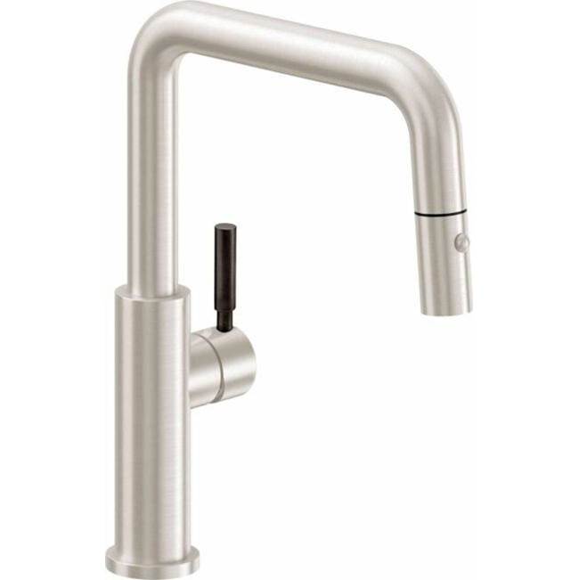 California Faucets Pull Down Faucet Kitchen Faucets item K51-103-BST-MWHT