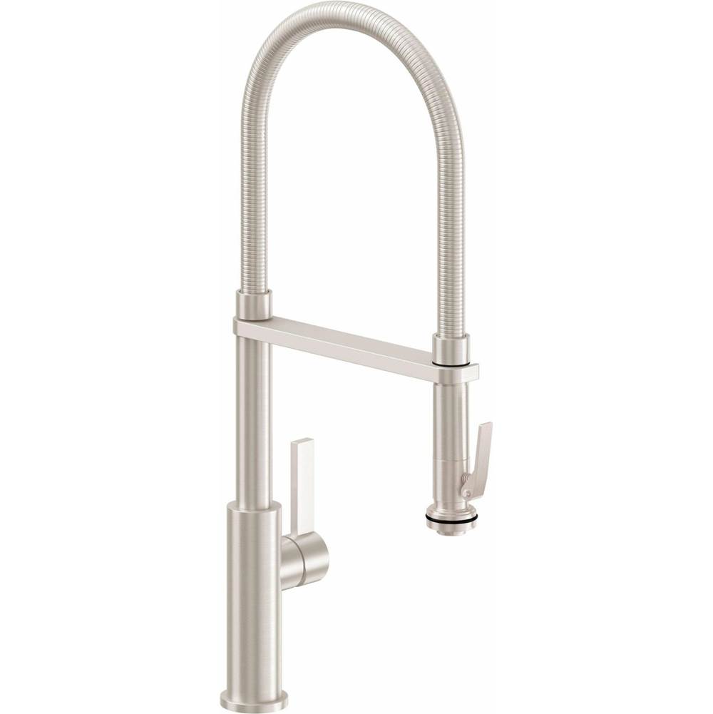 General Plumbing Supply DistributionCalifornia FaucetsCulinary Pull-Out Kitchen Faucet with Squeeze or Button Sprayer