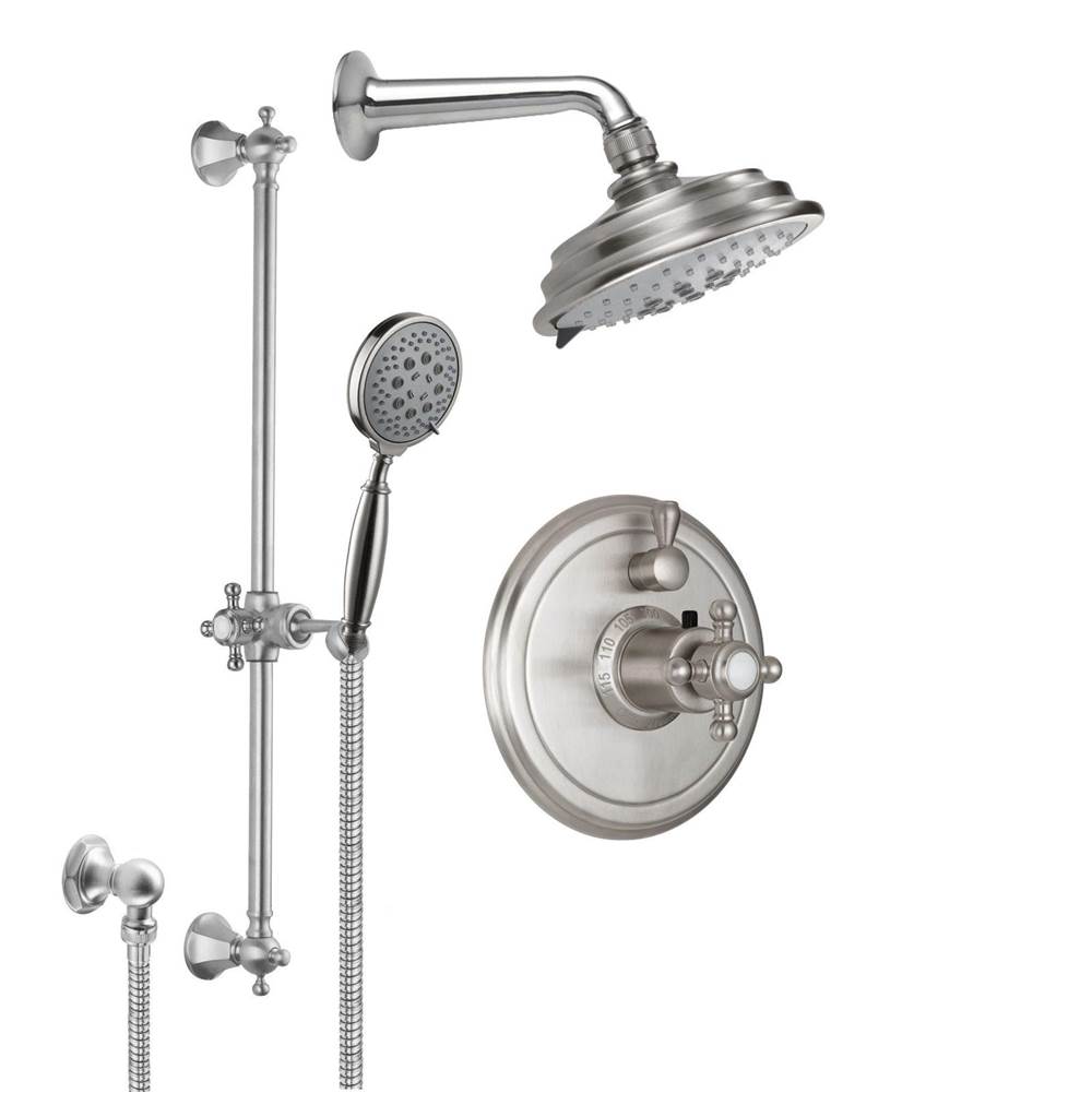 California Faucets Shower System Kits Shower Systems item KT03-47.18-MBLK