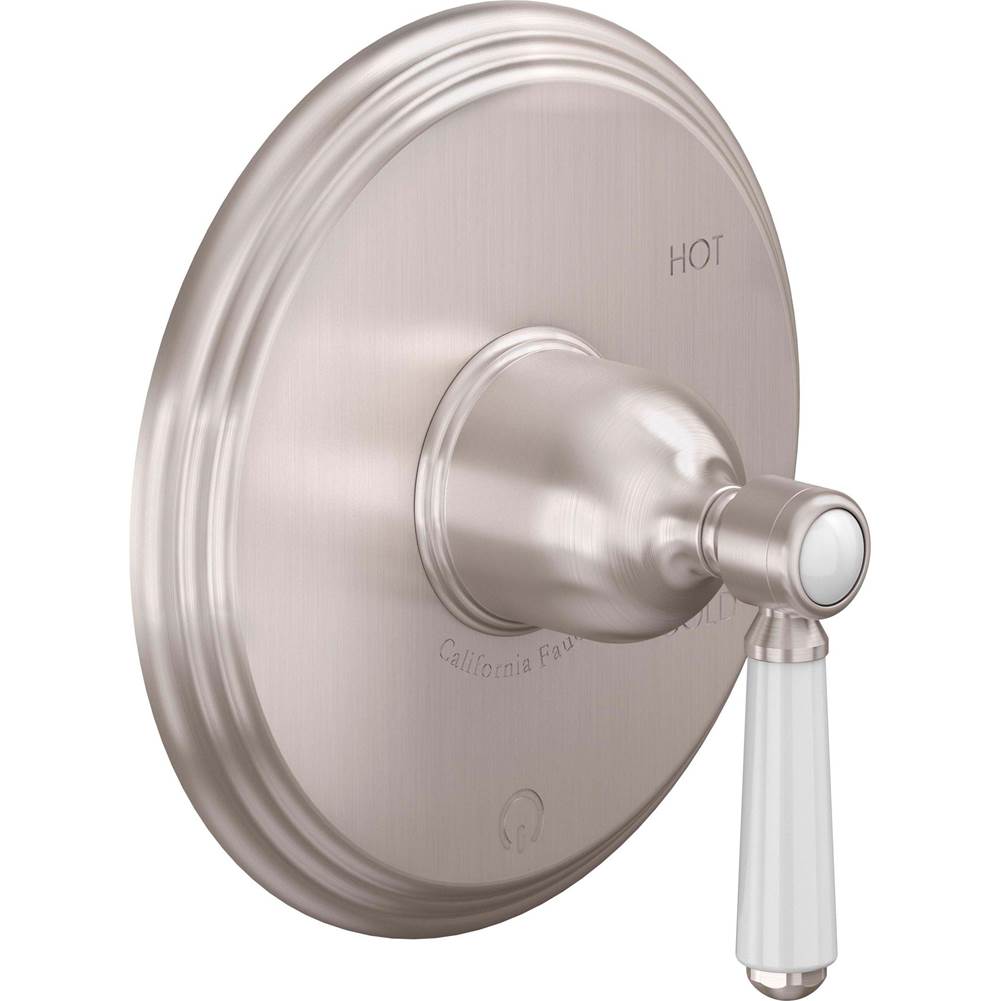 California Faucets Pressure Balance Valve Trims Shower Faucet Trims item TO-PBL-35-MWHT