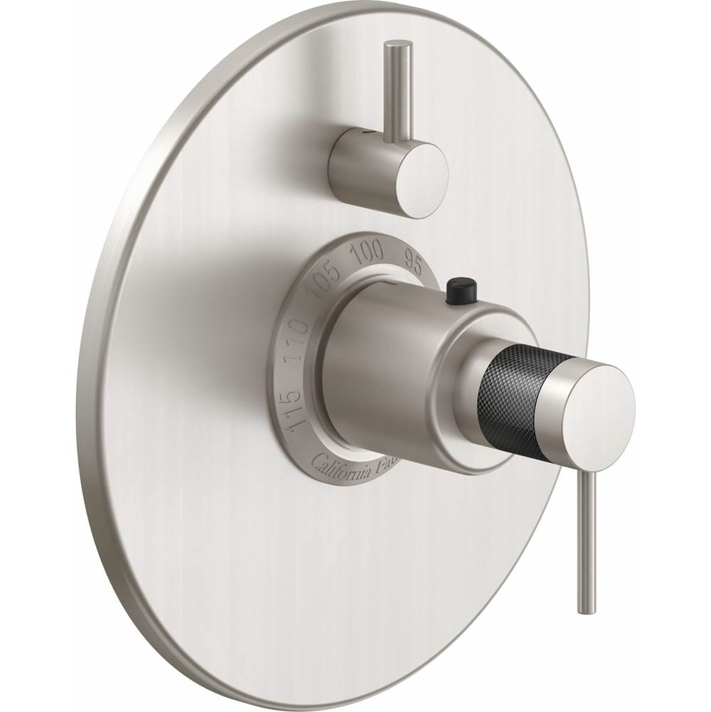California Faucets Thermostatic Valve Trim Shower Faucet Trims item TO-TH1L-52F-PBU