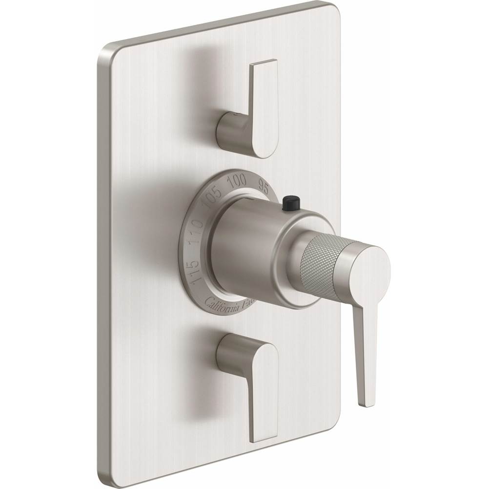 California Faucets Thermostatic Valve Trim Shower Faucet Trims item TO-THC2L-53K-SN