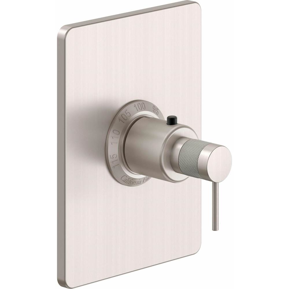 California Faucets Thermostatic Valve Trim Shower Faucet Trims item TO-THCN-52K-BLK