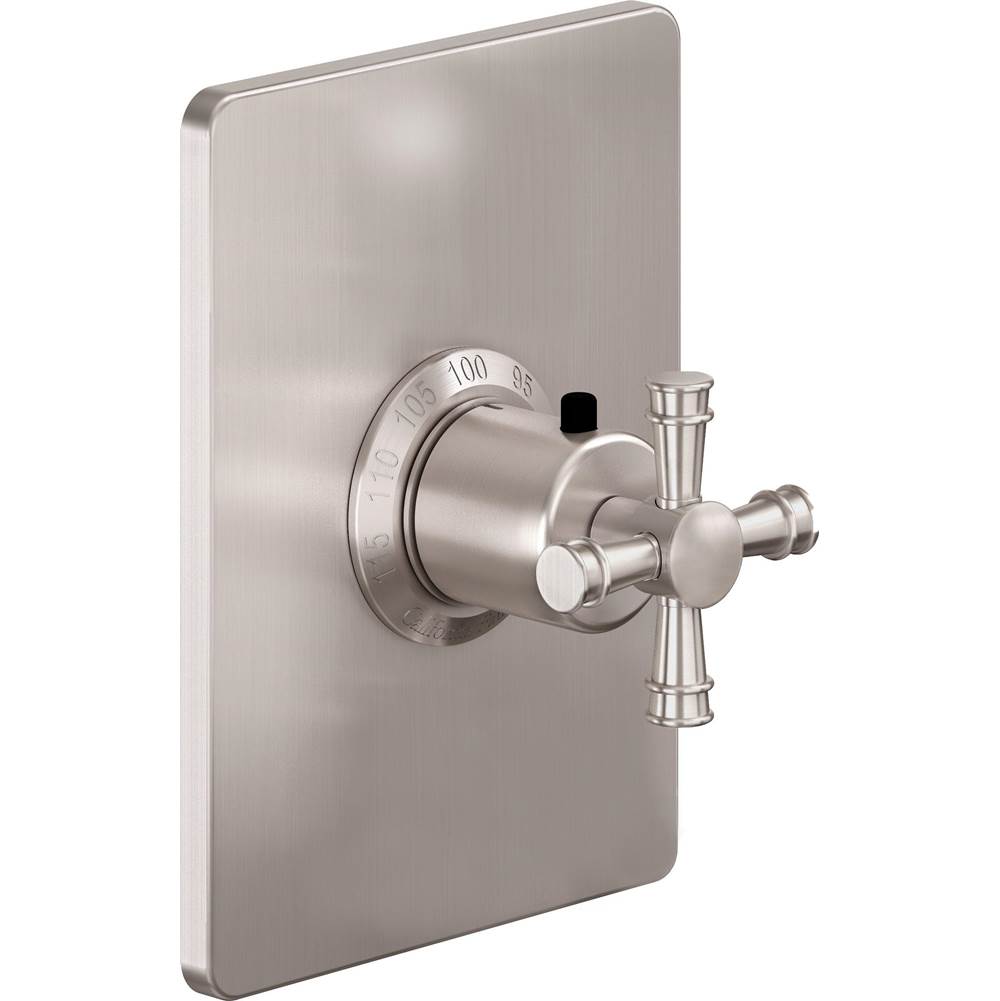 California Faucets Thermostatic Valve Trim Shower Faucet Trims item TO-THCN-C1XS-BLK