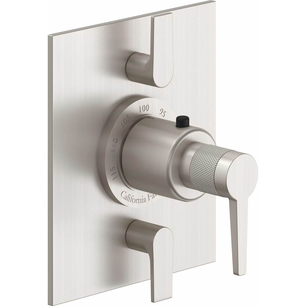 California Faucets Thermostatic Valve Trim Shower Faucet Trims item TO-THF2L-53K-BLK
