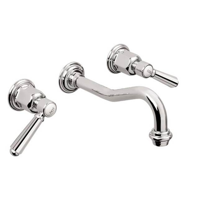 California Faucets Wall Mounted Bathroom Sink Faucets item TO-V3302-7-WHT