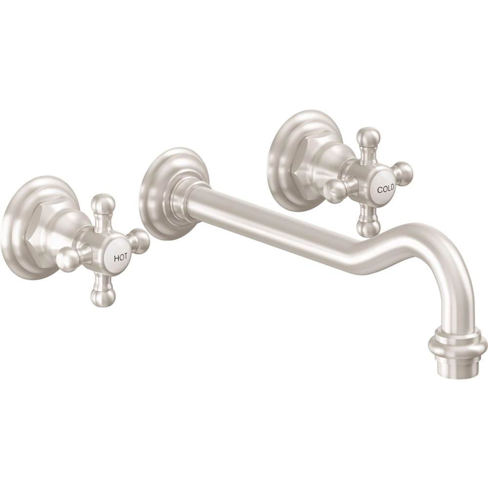 California Faucets Wall Mounted Bathroom Sink Faucets item TO-V6102X-9-BTB
