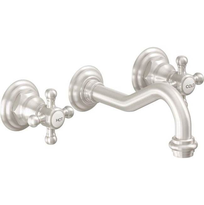 California Faucets Wall Mounted Bathroom Sink Faucets item TO-V6102X-7-BTB