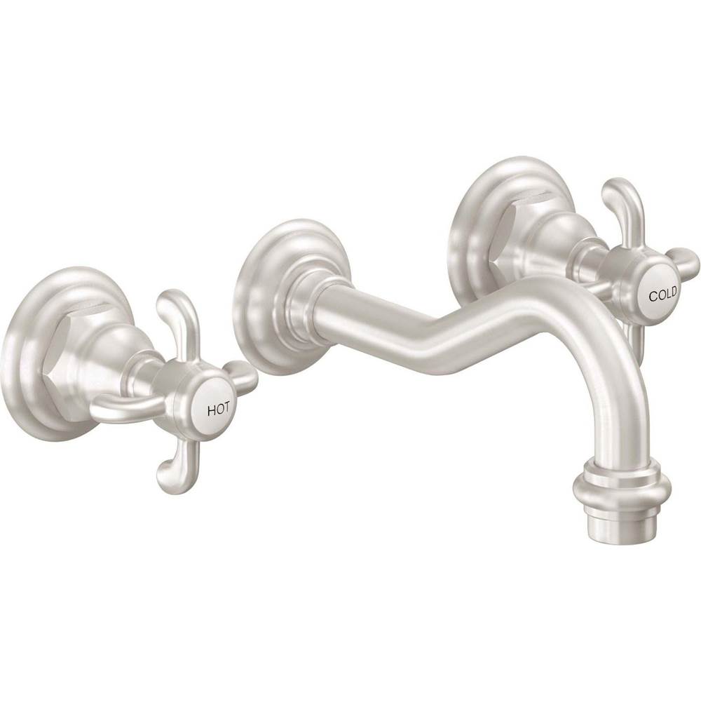 California Faucets Wall Mounted Bathroom Sink Faucets item TO-V6102XD-7-PB