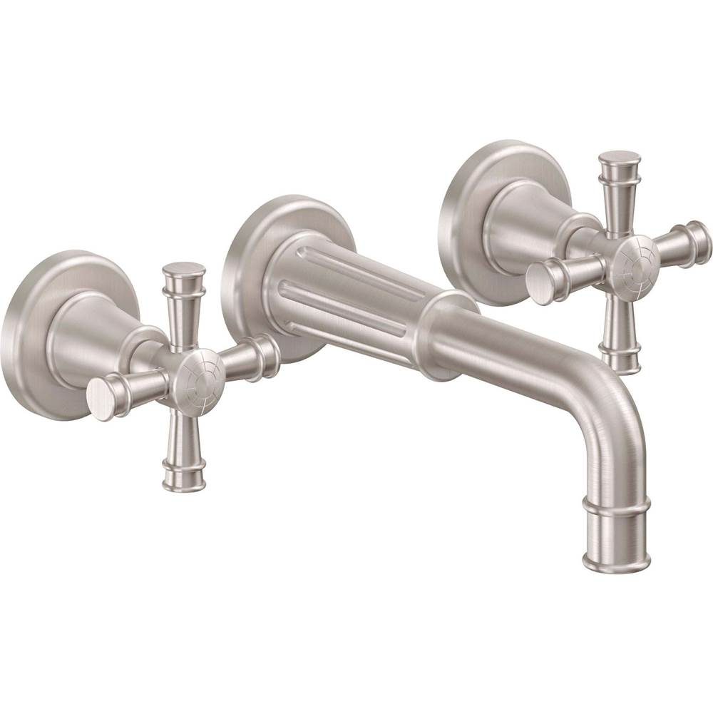 California Faucets Wall Mounted Bathroom Sink Faucets item TO-VC102X-7-MWHT