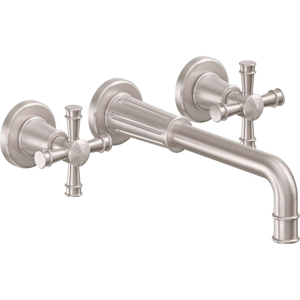California Faucets Wall Mounted Bathroom Sink Faucets item TO-VC102X-9-SBZ