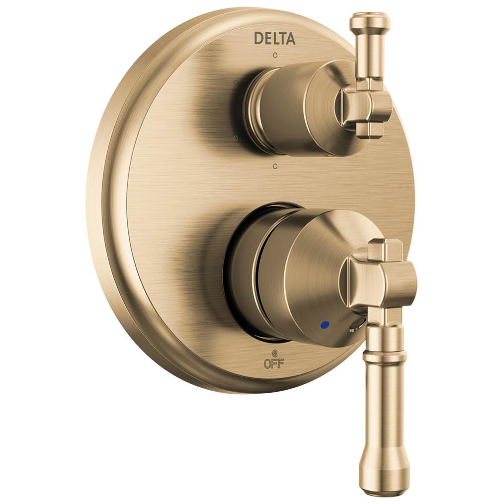 Delta Faucet Pressure Balance Trims With Integrated Diverter Shower Faucet Trims item T24984-CZ-PR