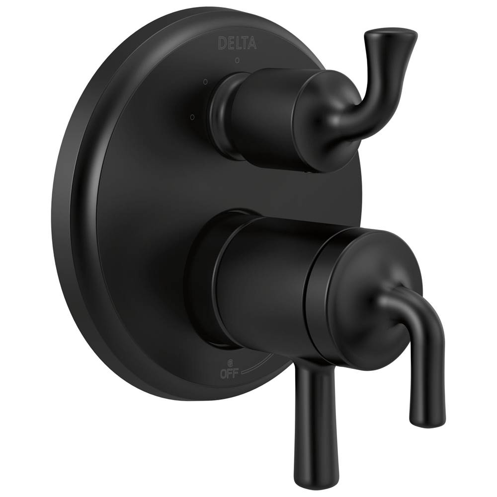 Delta Faucet Pressure Balance Trims With Integrated Diverter Shower Faucet Trims item T27833-BL