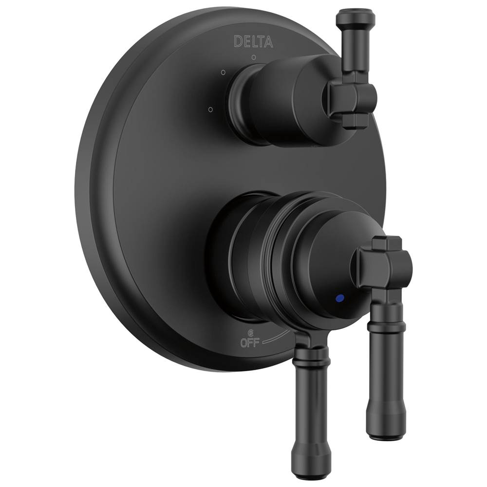 Delta Faucet Pressure Balance Trims With Integrated Diverter Shower Faucet Trims item T27884-BL